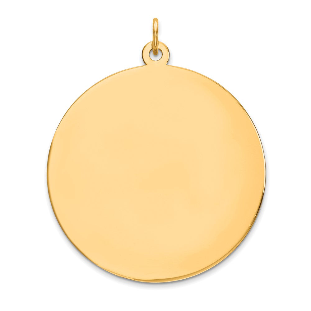 14K Round Disc Charm
