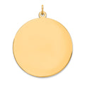 14K Round Disc Charm