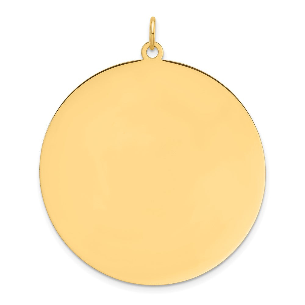 14K Round Disc Charm