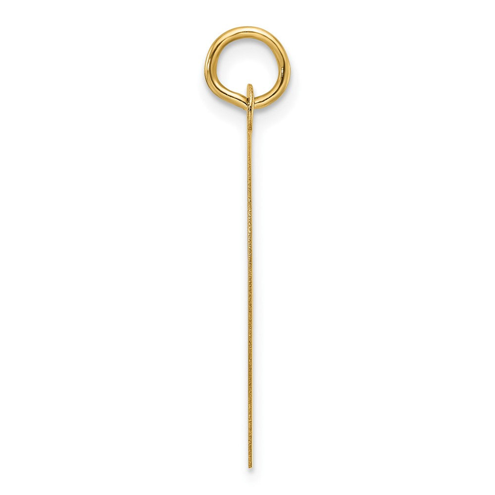 14k Etched .013 Gauge Engravable Round Disc Charm