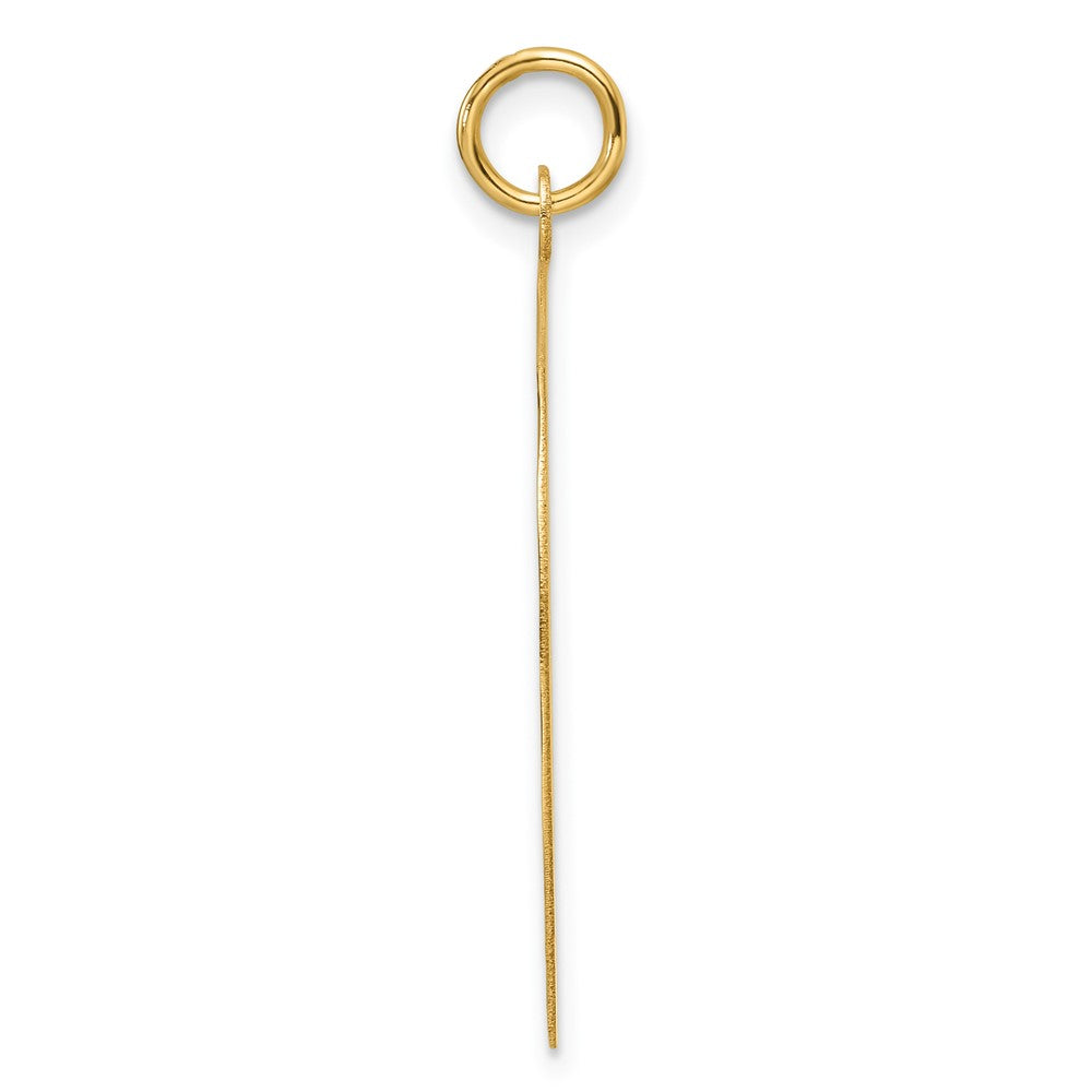 14k Etched .013 Gauge Engravable Round Disc Charm