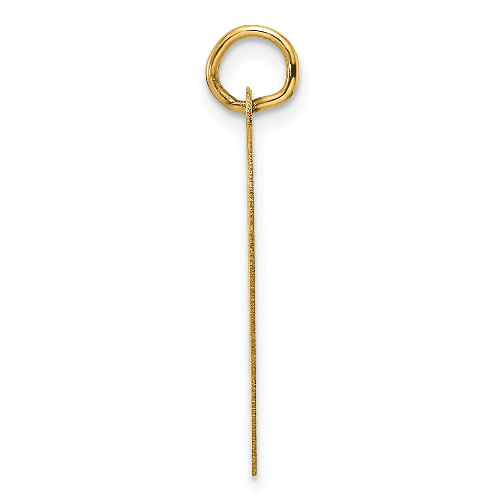 14k Plain .013 Gauge Engravable Heart Disc Charm