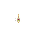 14K Family Jewelry Diamond Semi-Set Pendant
