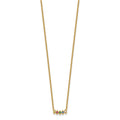 14k 5 Synthetic Birthstone Mother's Necklace