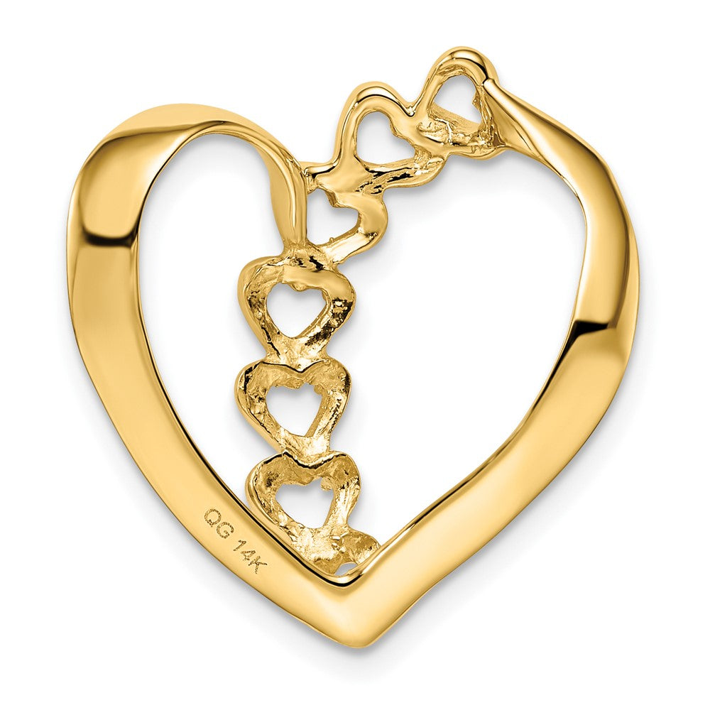 14k Genuine 5 Stone Mother's Slide