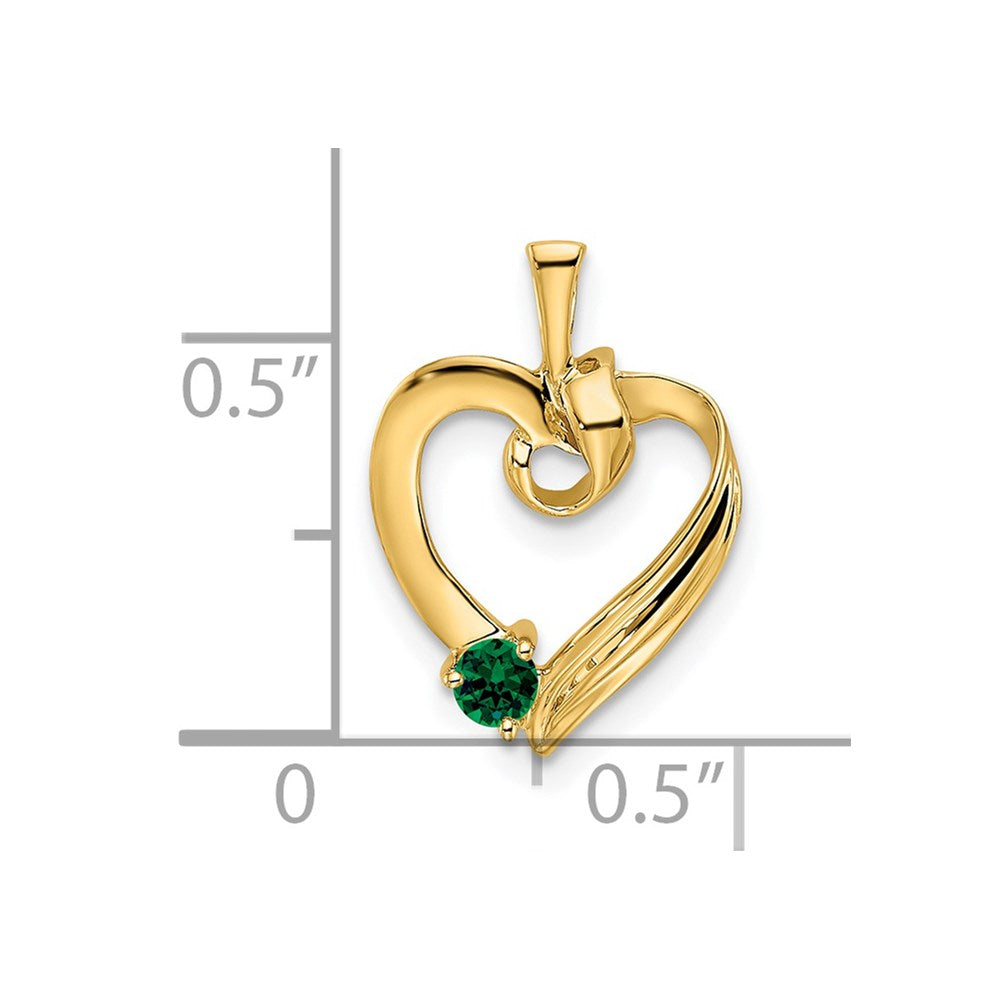 14k 1 Genuine Stone Family Pendant