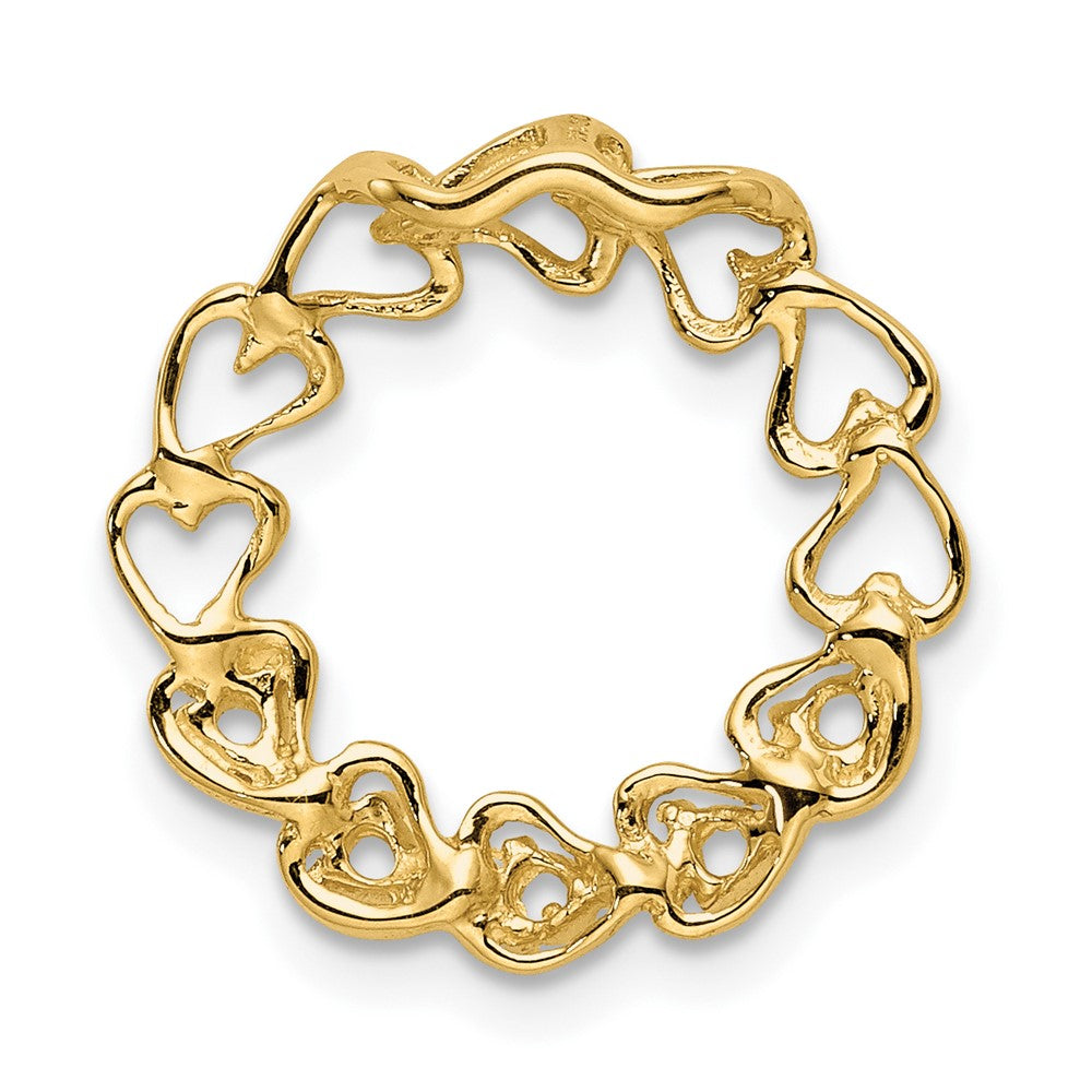 14k 5 Synthetic Stone Family Pendant