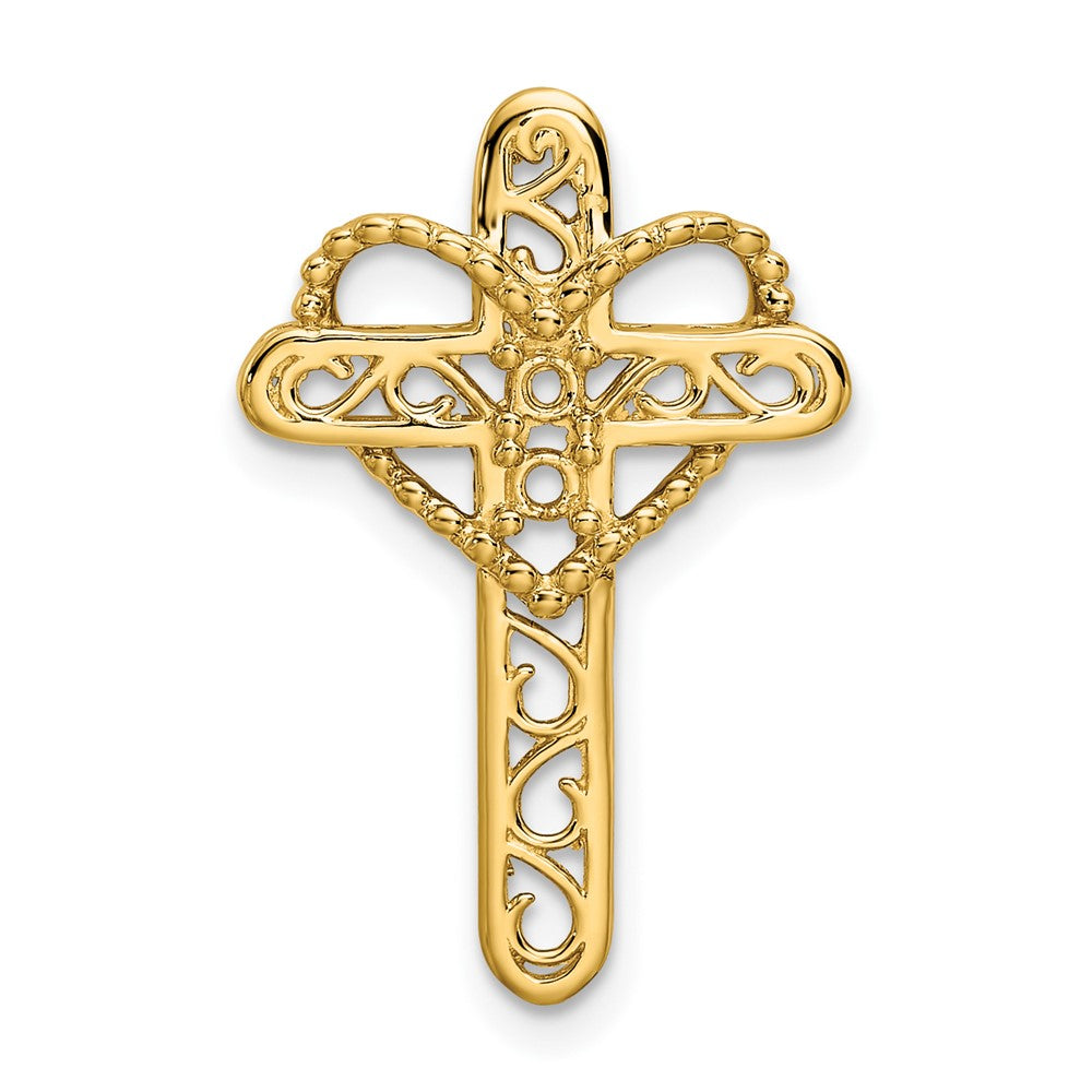 14k Synthetic Diamond Family Jewelry Pendant
