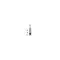 14K White Gold Family Jewelry Synthetic Stone & Diamond Set Pendant
