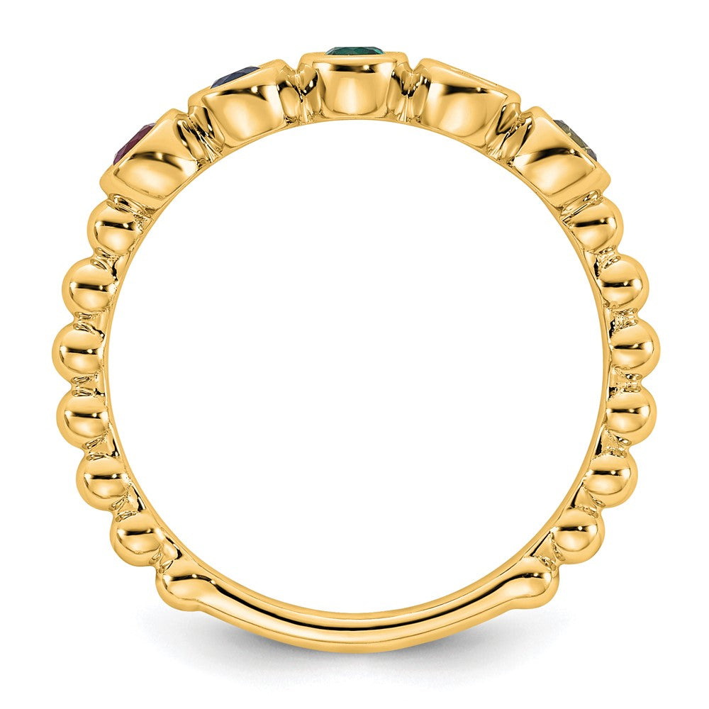14k 5 Birthstone Mother's Ring Mounting