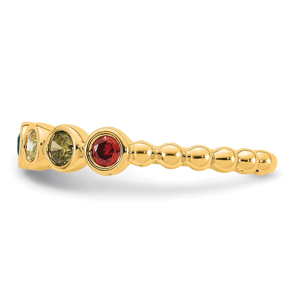 14k 6 Birthstone Mother's Ring Mounting