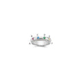 14k WG 6 Birthstone and Diamond Mother's Ring Semi-mount