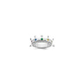 14k WG 7 Genuine Birthstone and Diamond Mother's Ring