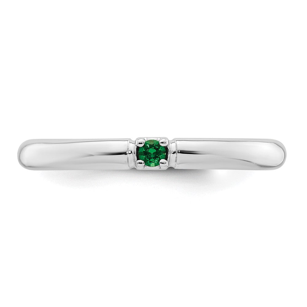 14k White Gold Mother's Ring Mounting