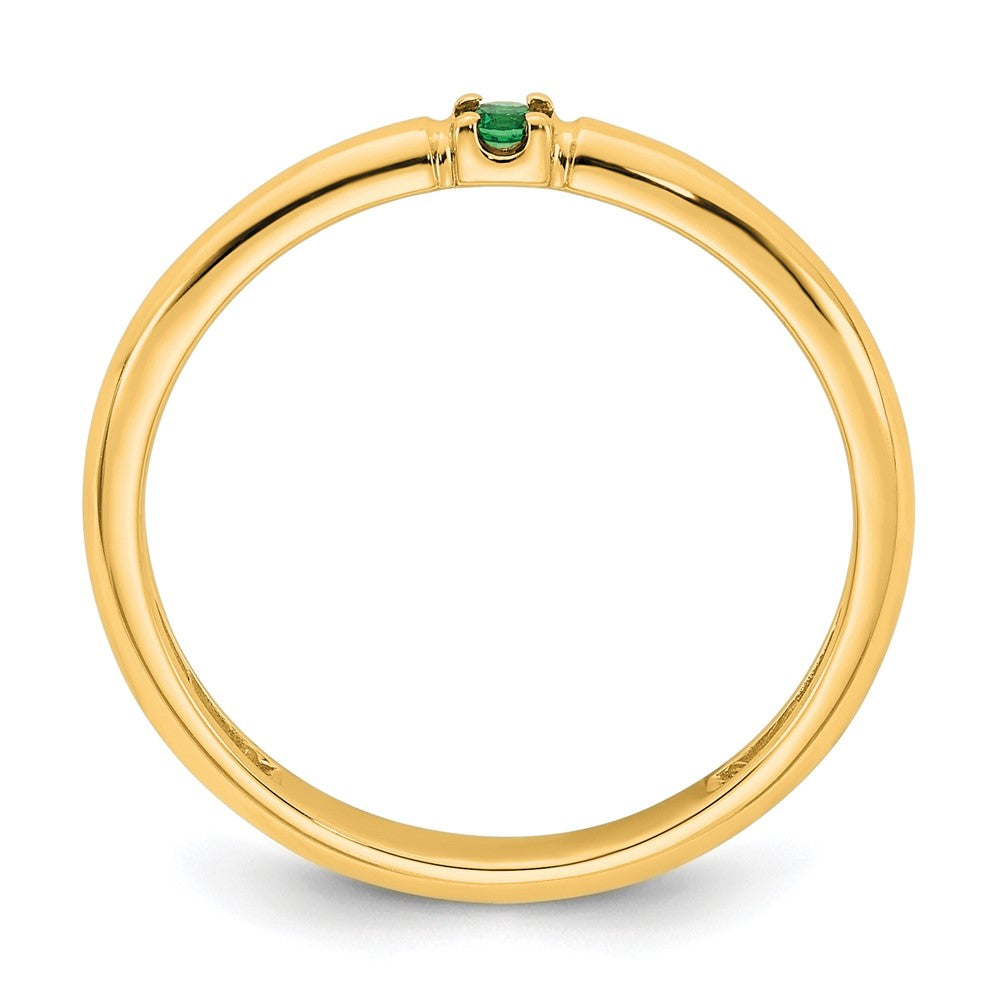 14k Yellow Gold Mother's Ring Mounting