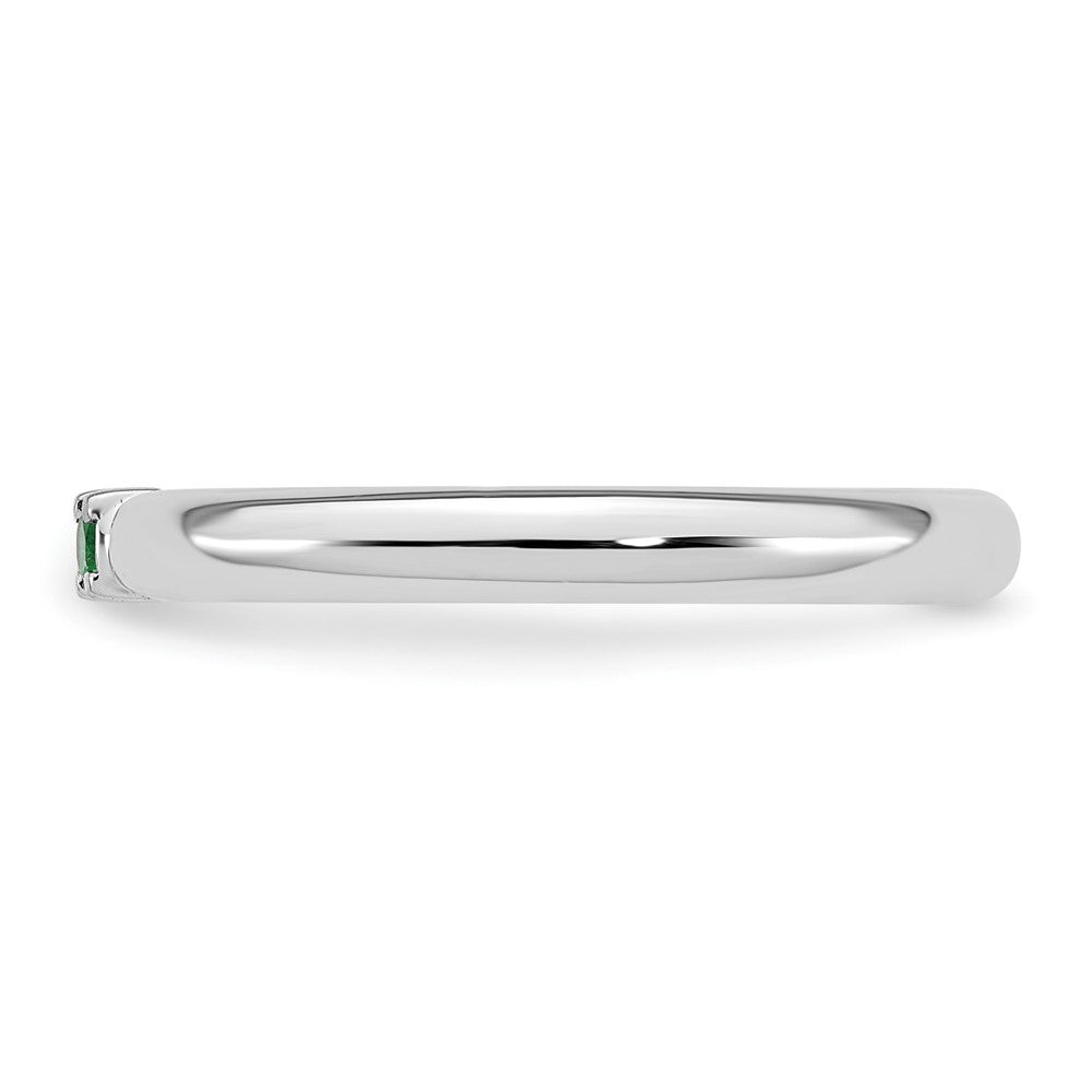 14k White Gold Mother's Ring Mounting