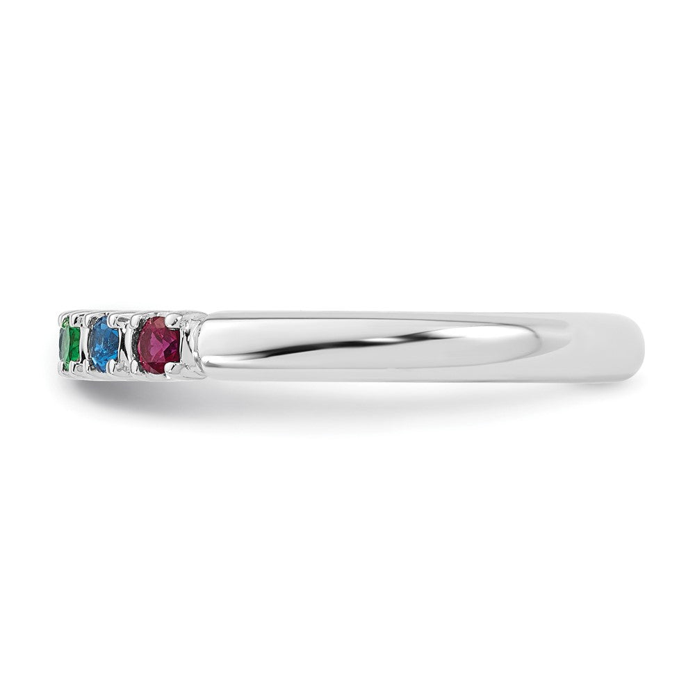 14k White gold Mother's Ring Mounting