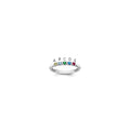 14k White gold Mother's Ring Mounting