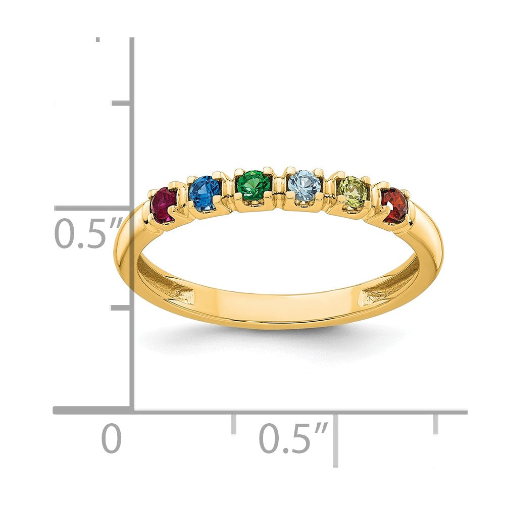 14k Yellow Gold Mother's Ring Mounting