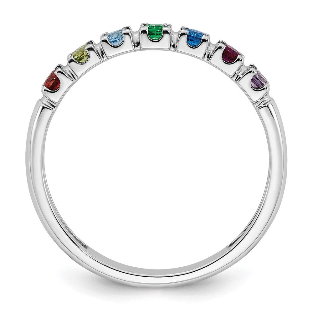 14k White Gold Mother's Ring Mounting