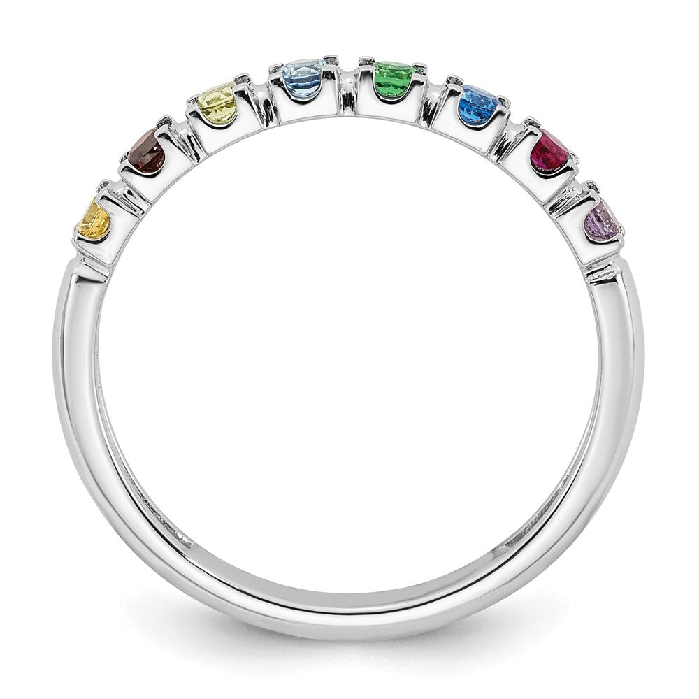 14k White Gold Mother's Ring Mounting