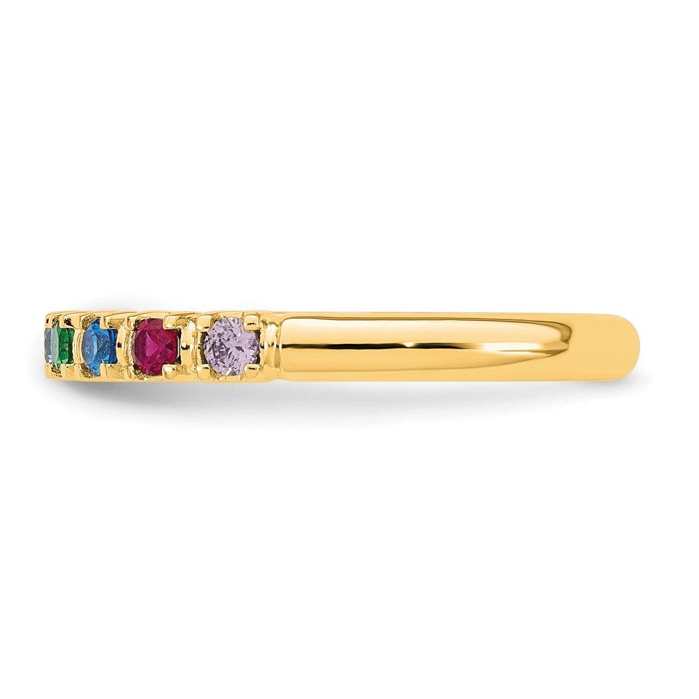 14k Yellow Gold Mother's Ring Mounting