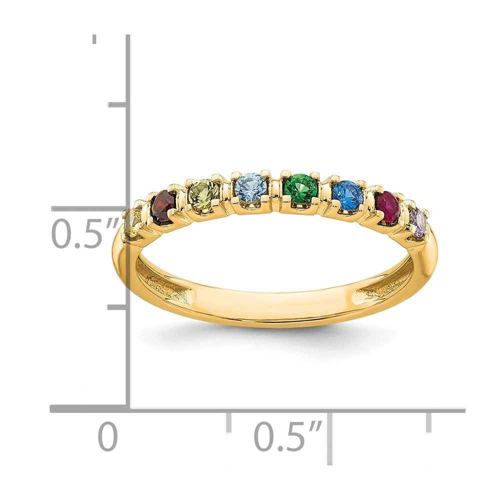 14k Yellow Gold Mother's Ring Mounting