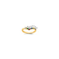 14k 8 Birthstone with Diamond Mother's Ring Mounting