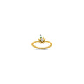 14k 1 Birthstone Flower with Diamond Mother's Ring Mounting