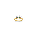 14k 4 Synthetic Birthstone Mother's Ring
