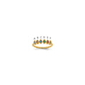 14k 6 Synthetic Birthstone Mother's Ring