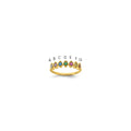 14k 7 Synthetic Birthstone Mother's Ring