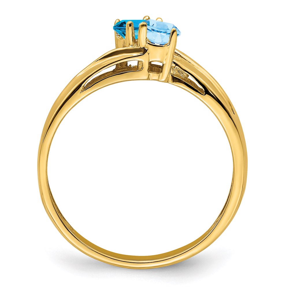 14k Synthetic Family Jewelry Ring