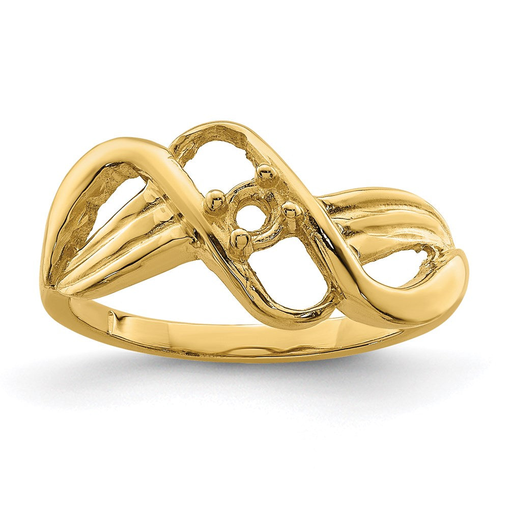 14k Synthetic 1 stone Family Jewelry Ring
