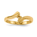14k Polished 1-Stone Mothers Ring Mounting