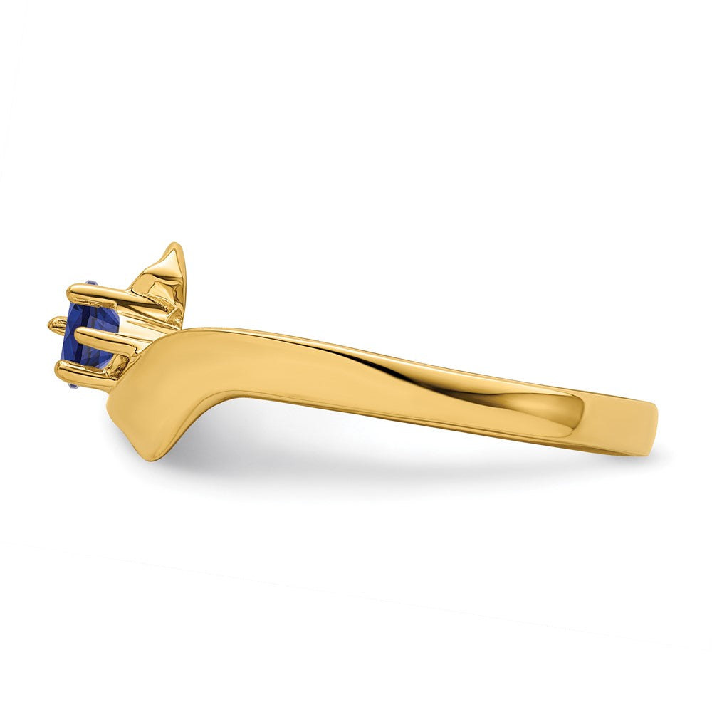 14k Synthetic Family Jewelry Ring