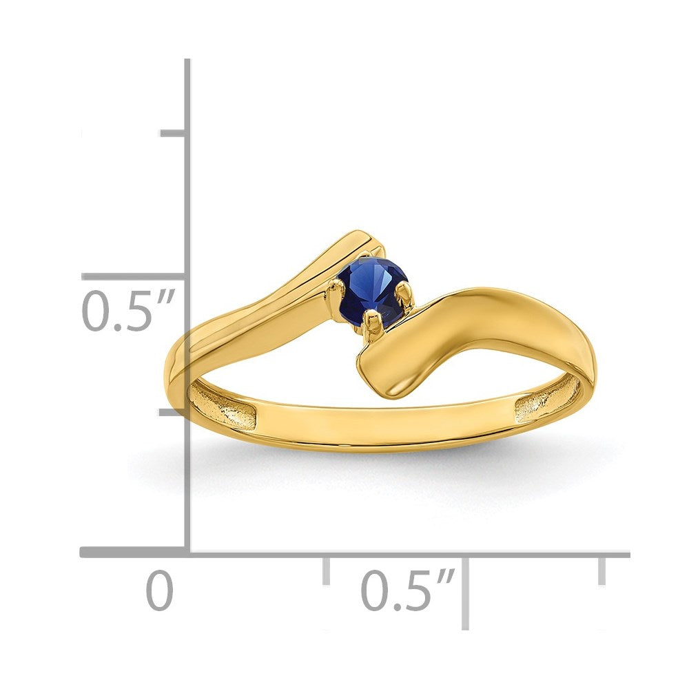 14k Synthetic Family Jewelry Ring