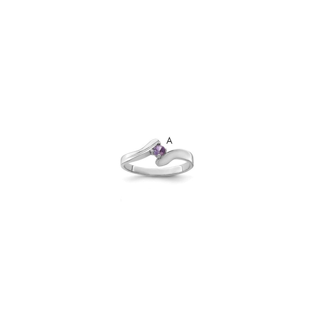 Sterling Silver Rhodium-plated Family Jewelry Mounting