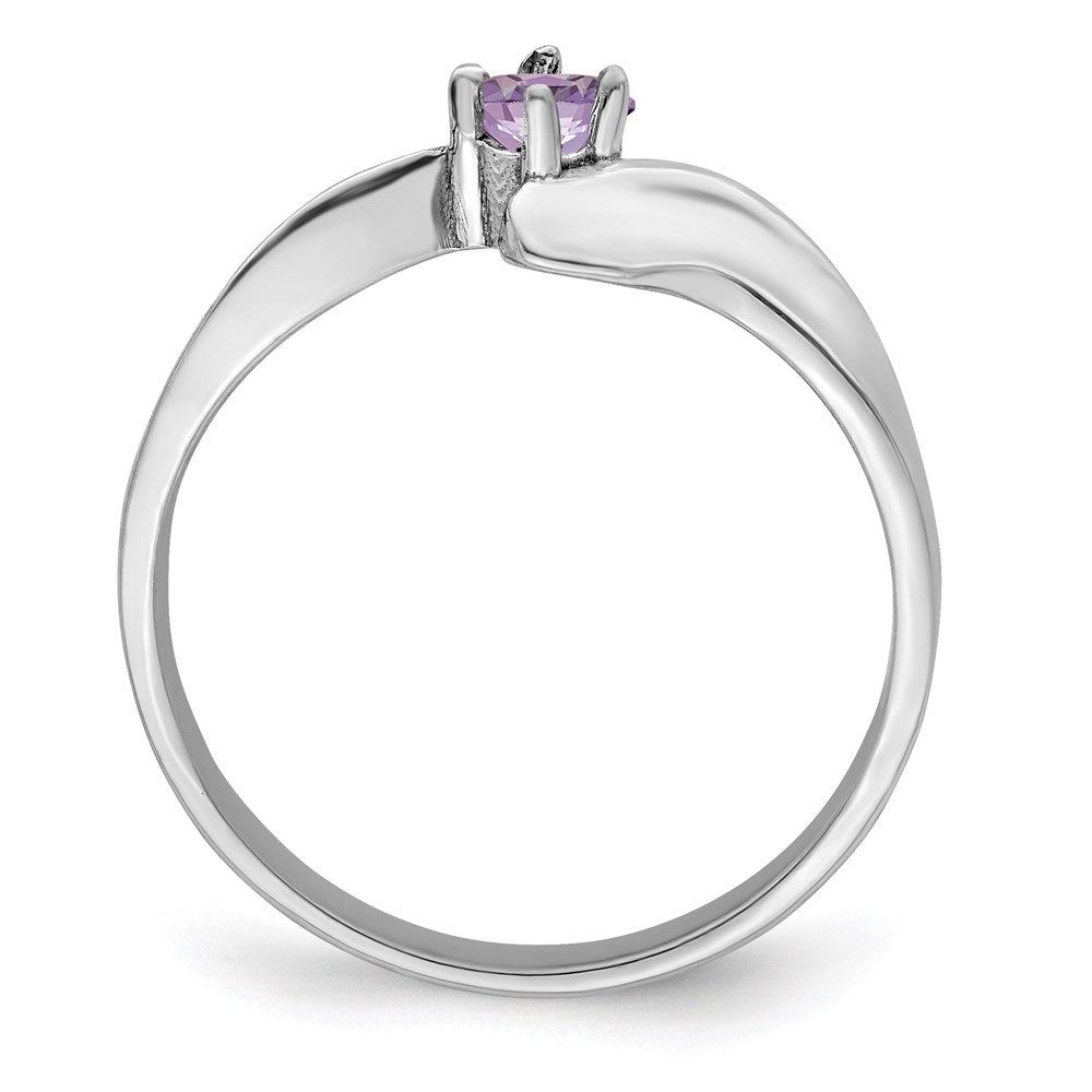 14k White Gold Family Jewelry Ring