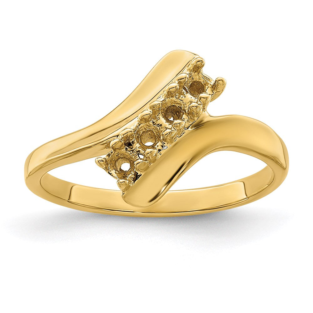 14k Synthetic Family Jewelry Ring