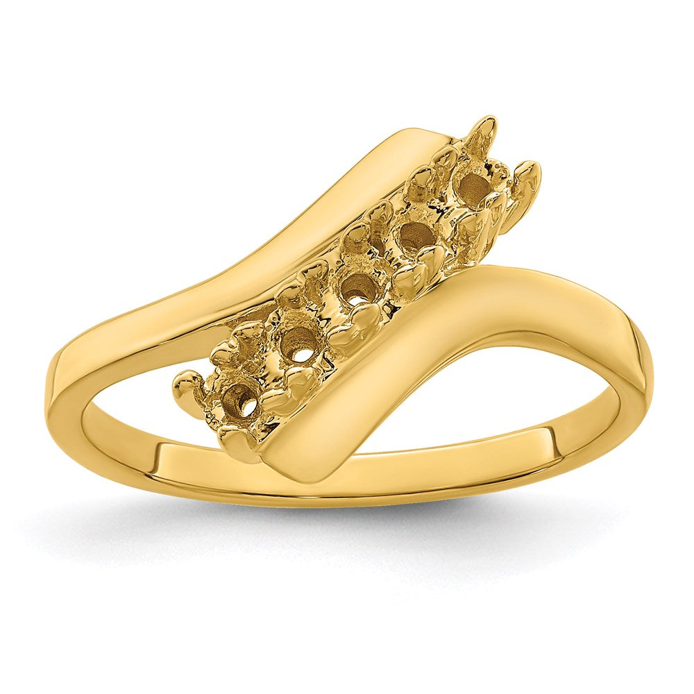 14k Synthetic Family Jewelry Ring