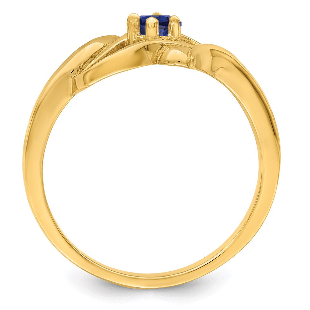 14k Synthetic Family Jewelry Ring