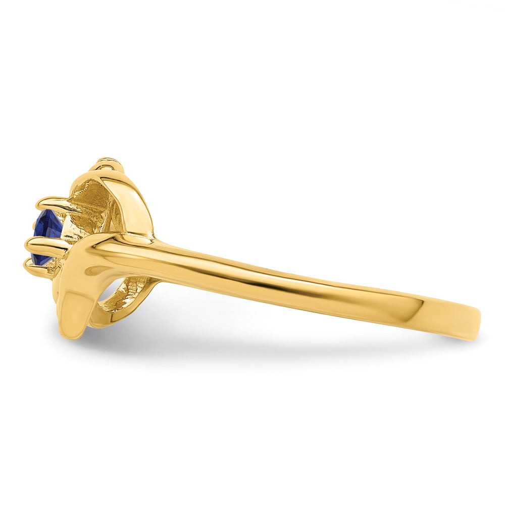14k Synthetic Family Jewelry Ring