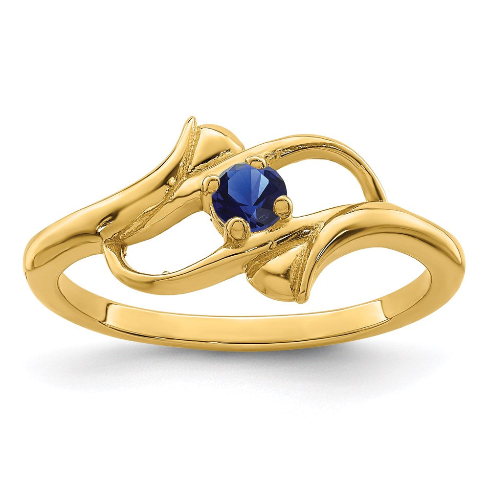 14k Synthetic Family Jewelry Ring