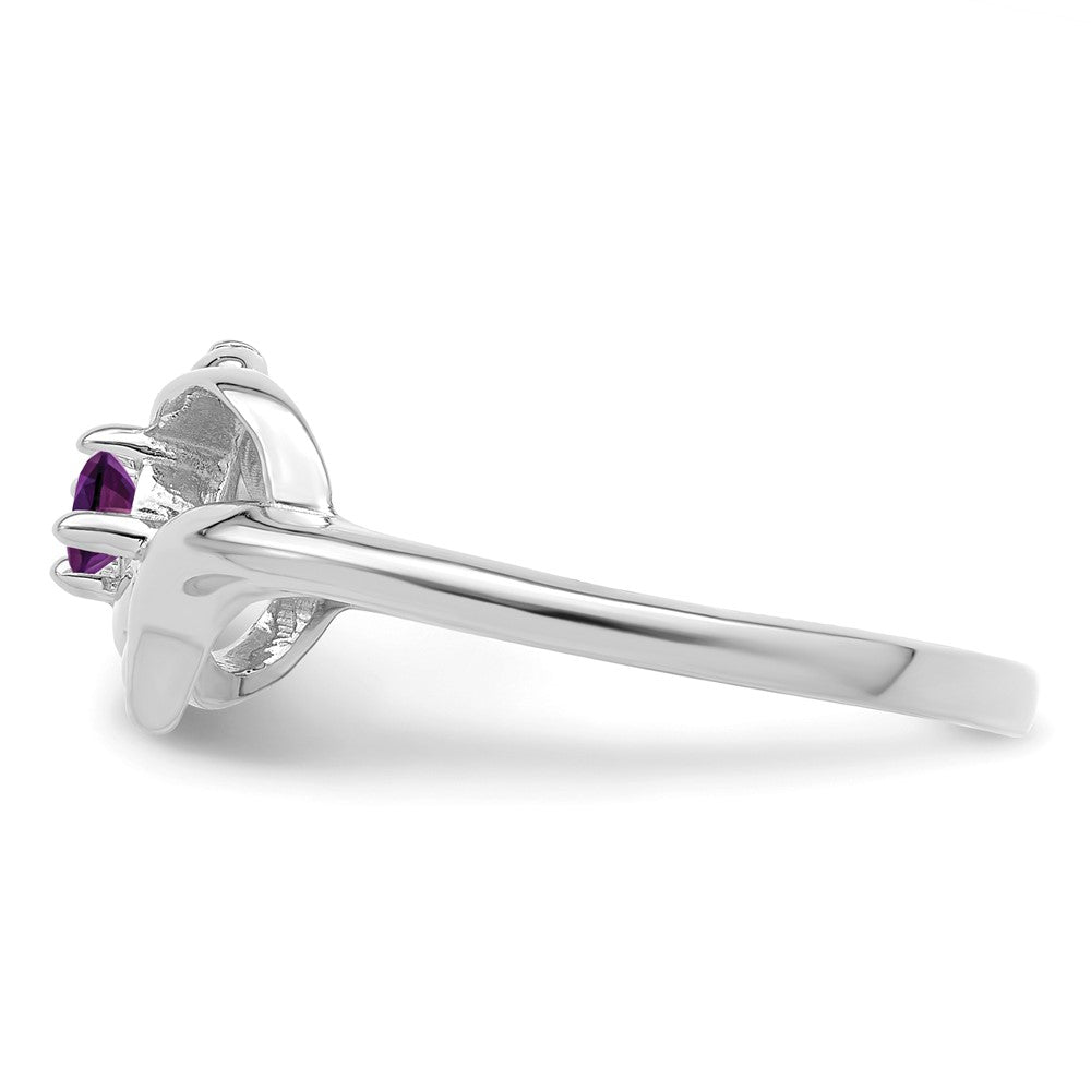 14k White Gold Family Jewelry Ring