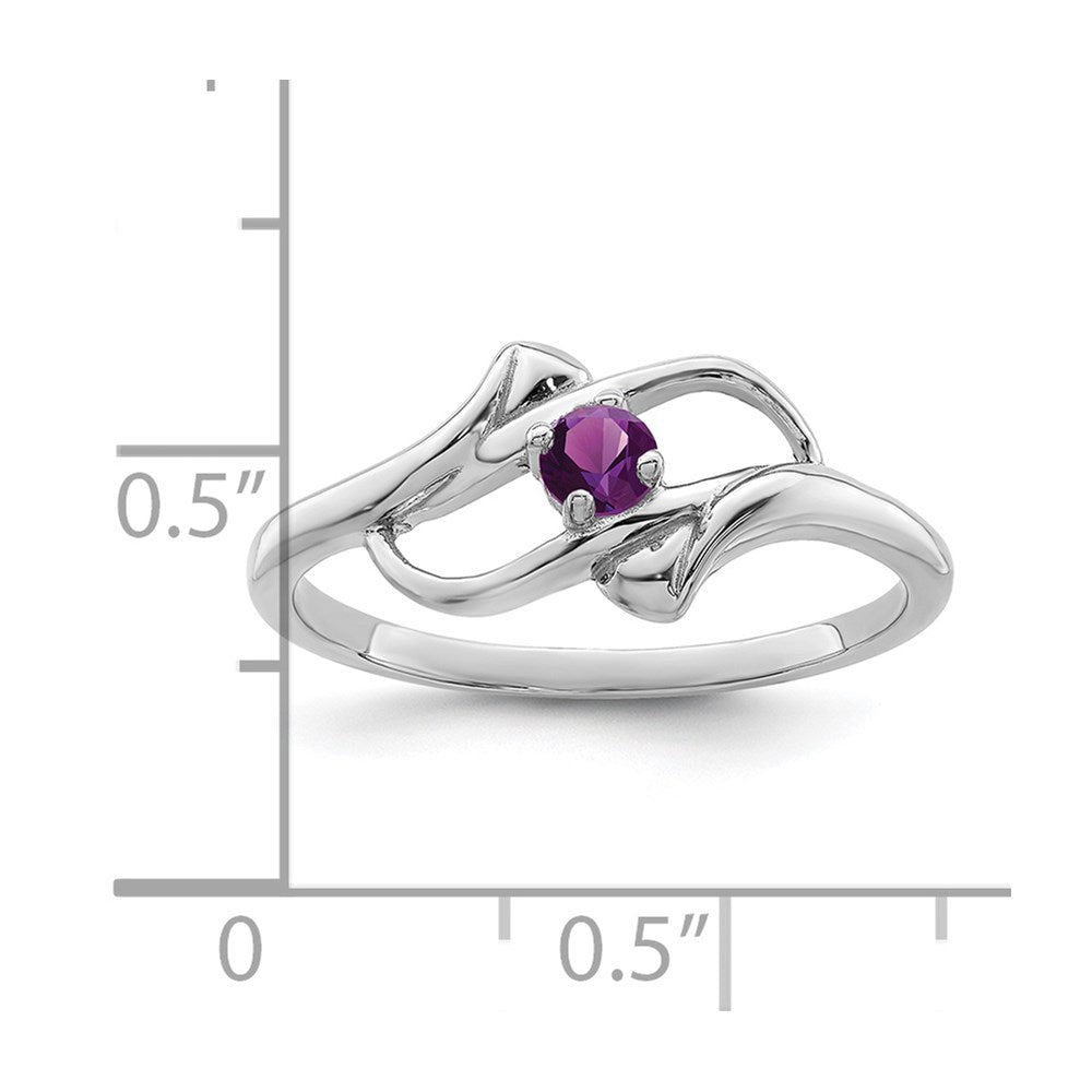 14k White Gold Family Jewelry Ring