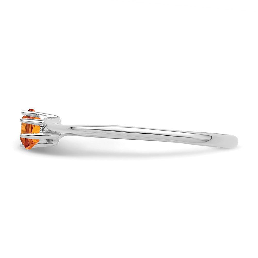 14k White Gold Family Jewelry Ring