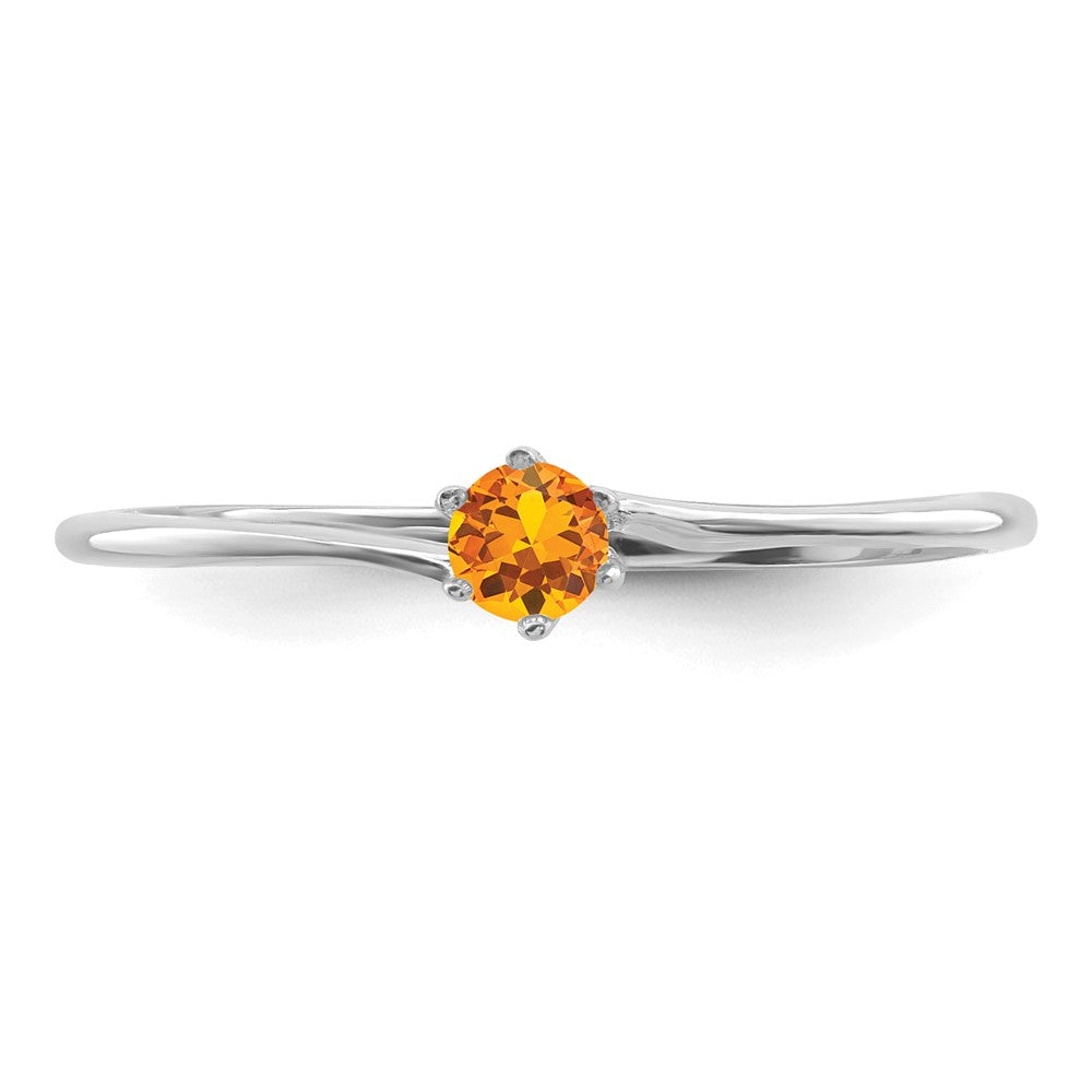 14k White Gold Family Jewelry Ring