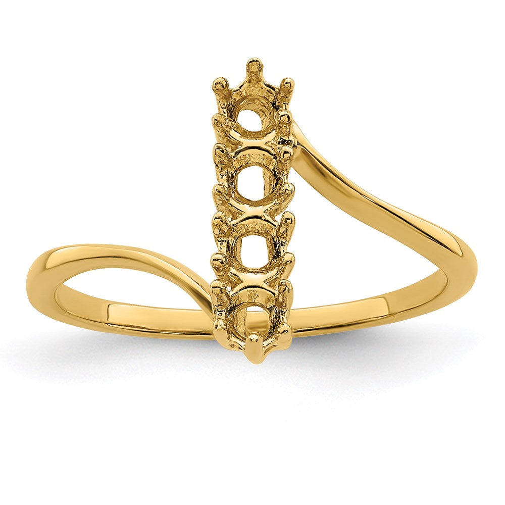 14k 3mm Synthetic Family Jewelry Ring