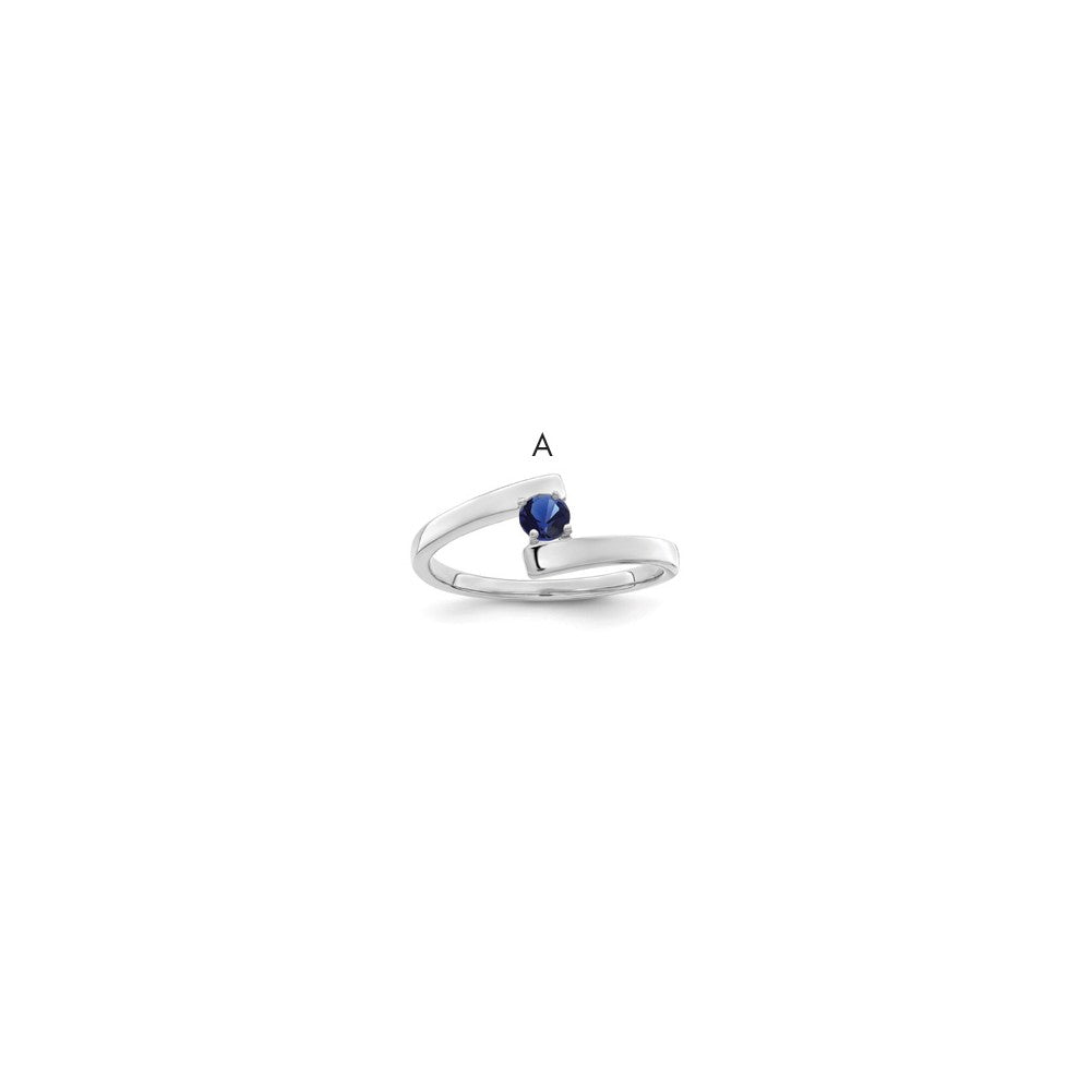 14k White Gold Family Jewelry Ring